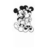 Mickey and Minnie Mouse Sticker