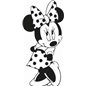 Shy Minnie Mouse Sticker