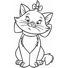 Aristocats Marie Sticker 