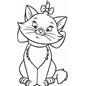 Aristocats Marie Sticker Aristocats Marie Sticker