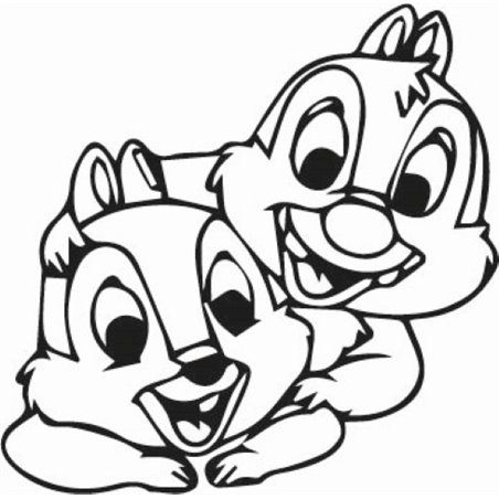 Chip and Dale  Rescue Rangers Sticker