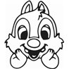Chip and Dales dale Sticker