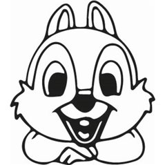 Chip and Dales Chip Sticker 