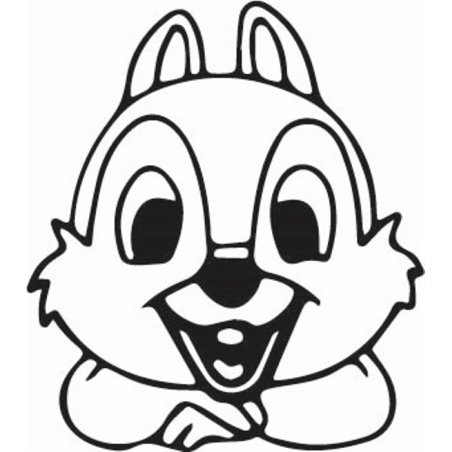 Chip and Dales Chip Sticker 