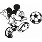 Footballer Mickey mouse Sticker