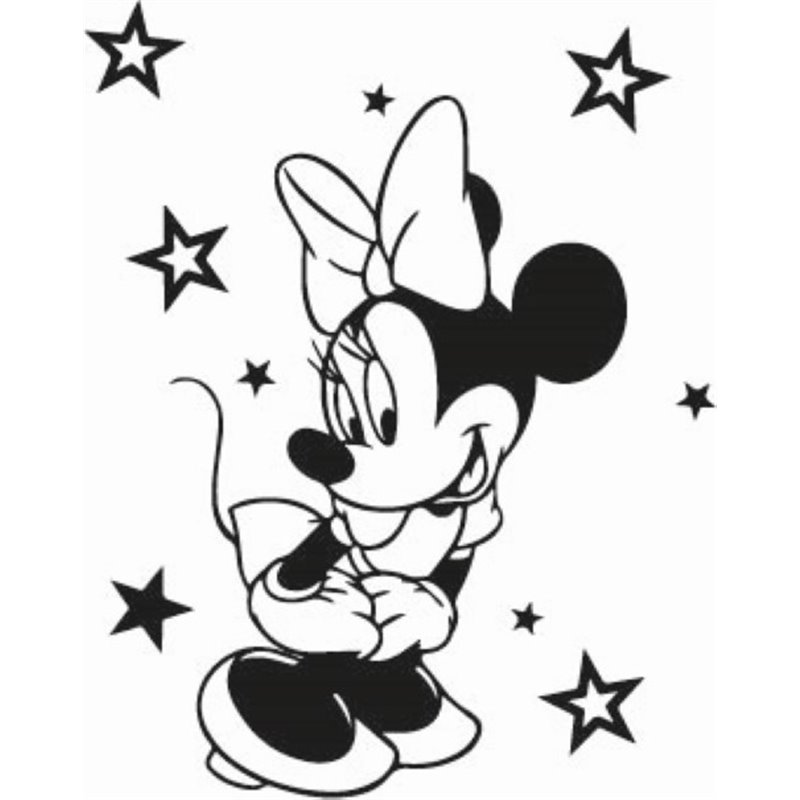 Starry Minnie Mouse Sticker