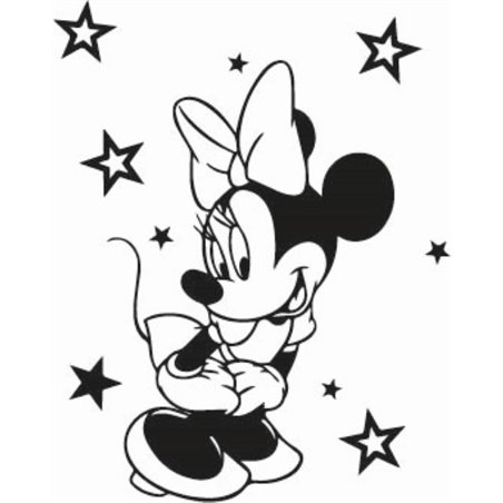 Starry Minnie Mouse Sticker