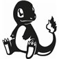 Pokemon Charmander Sticker Pokemon Charmander Sticker