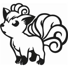 Pokemon Vulpix sticker