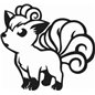 Pokemon Vulpix sticker
