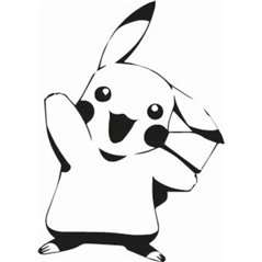 Pokemon Pikachu Sticker