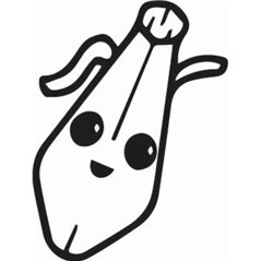 Fortnite Peely Sticker