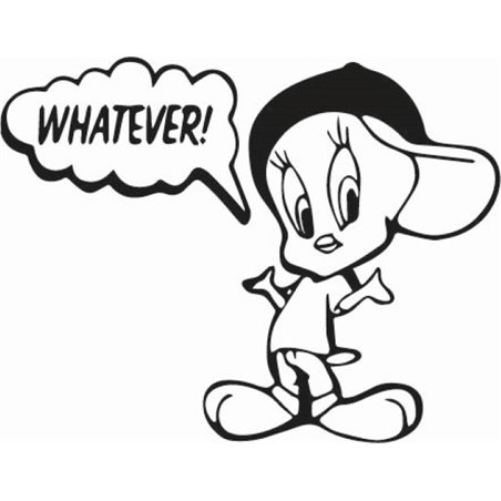 Tweetie Whatever Sticker