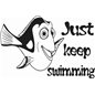 Dory Just Keep Swimming Sticker