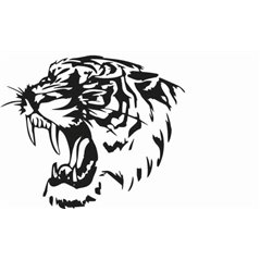 Roaring Tiger Head