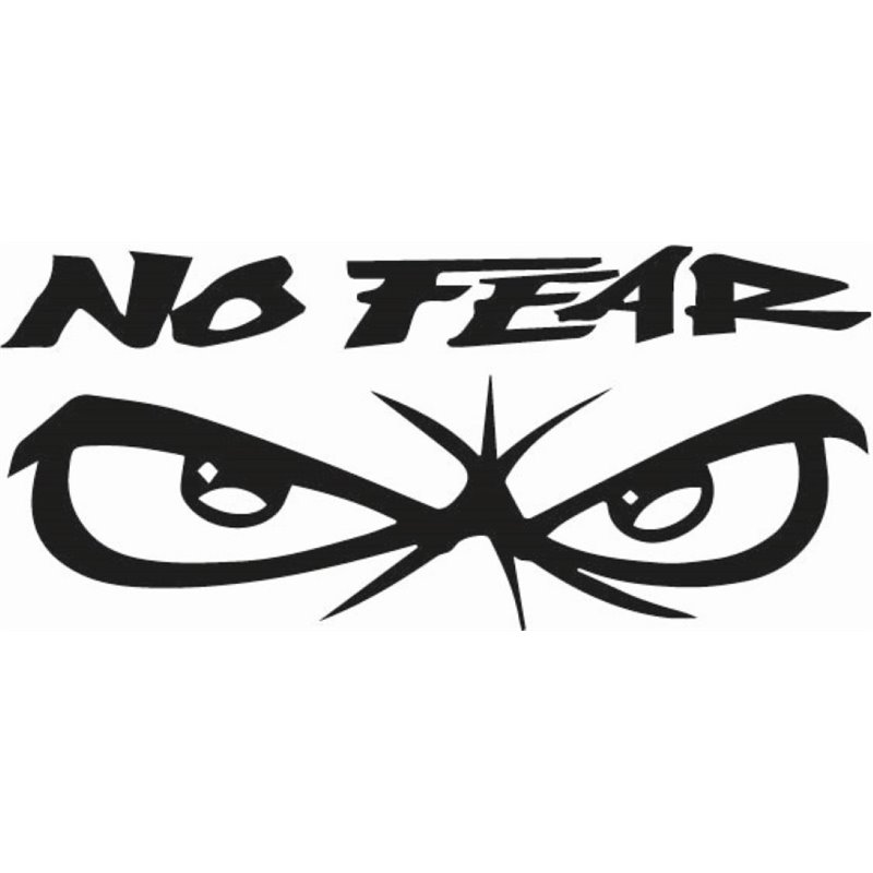 No Fear Sticker No Fear Sticker