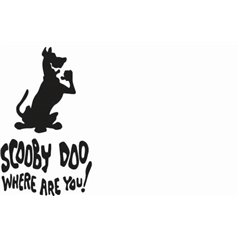 Scooby Doo Where Are You Sticker