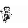 Betty Boop Devil Sticker 