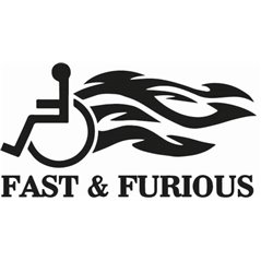 Fast and Furious Sticker