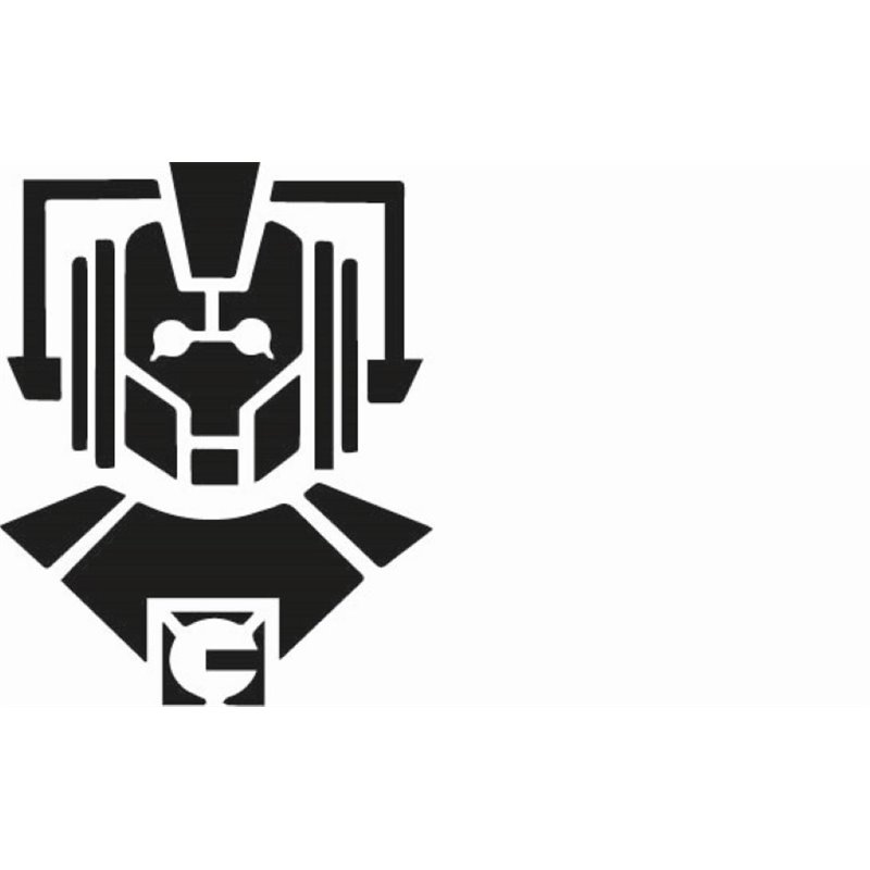 Dr Who Cyberman Sticker