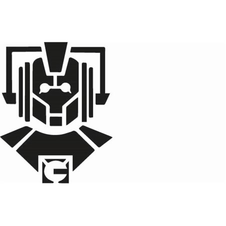 Dr Who Cyberman Sticker