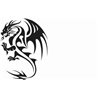 Tribal Dragon Sticker