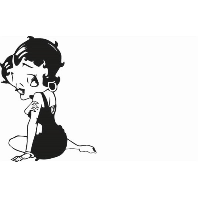 Betty Boop Sticker 5 Betty Boop Sticker 5