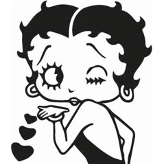 Betty Boop Sticker 7