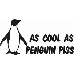 Penguin As cool As Sticker