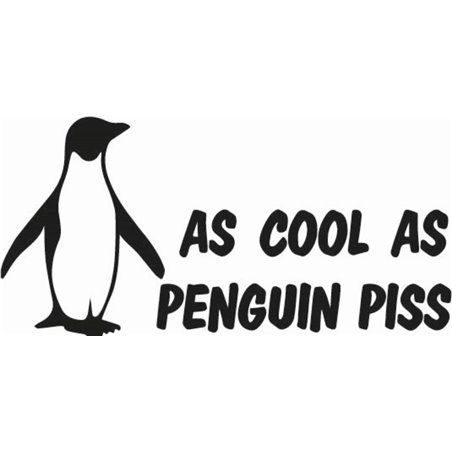 Penguin As cool As Sticker
