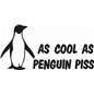 Penguin As cool As Sticker Penguin As cool As Sticker
