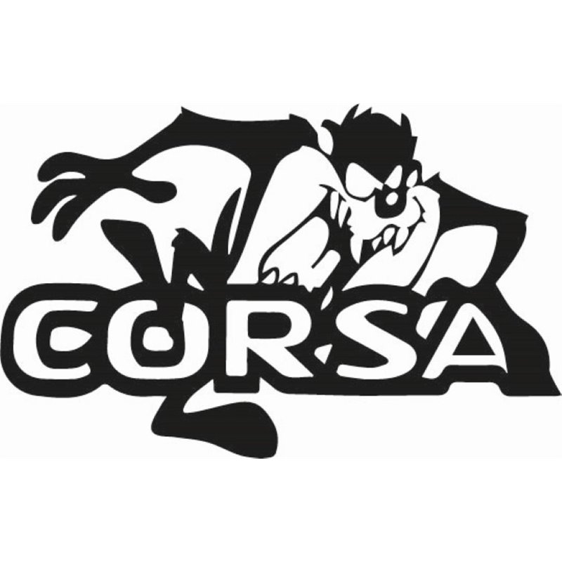 Taz Corsa Sticker Taz Corsa Sticker
