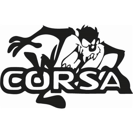 Taz Corsa Sticker