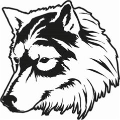 Wolf Sticker 