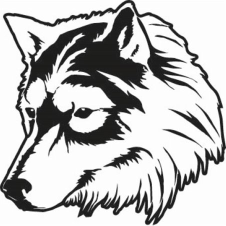 Wolf Sticker 