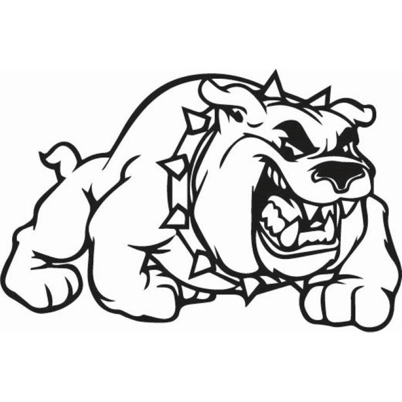 Bulldog sticker 2 Bulldog sticker 2
