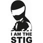 I Am Stig Sticker