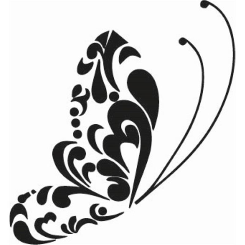 Tribal Buttertfly Sticker