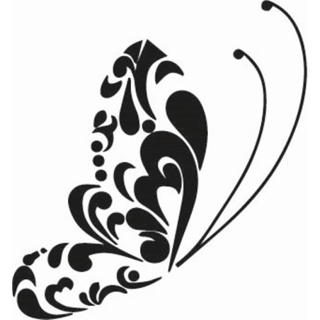 Tribal Buttertfly Sticker