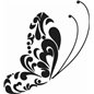 Tribal Buttertfly Sticker