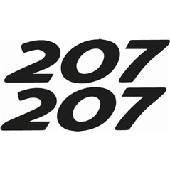 Peugot 207 Sticker