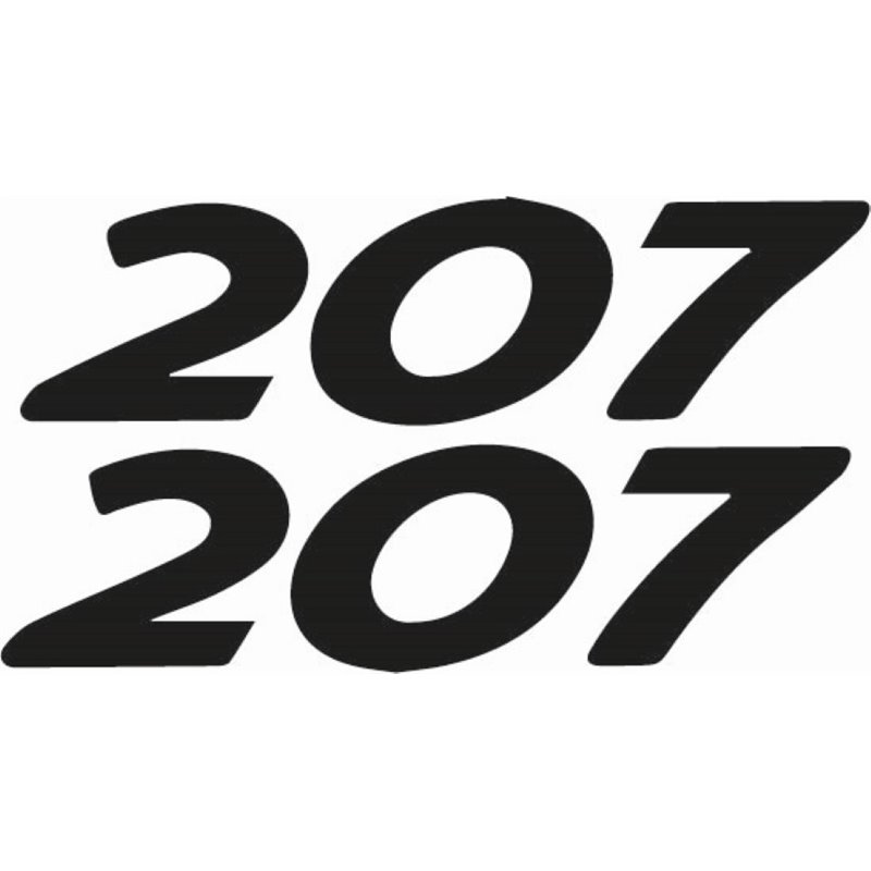 Peugot 207 Sticker
