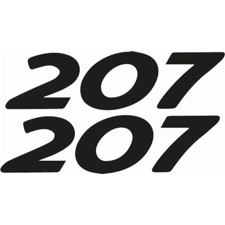Peugot 207 Sticker