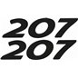 Peugot 207 Sticker