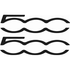 Fiat 500 Sticker 
