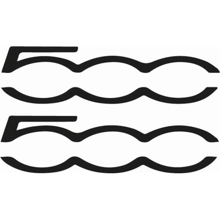 Fiat 500 Sticker 