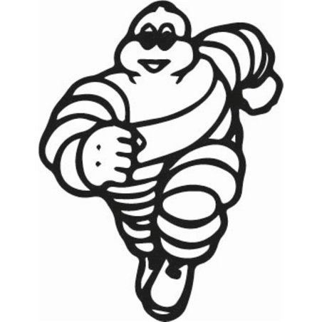 Marshmealow Man Sticker