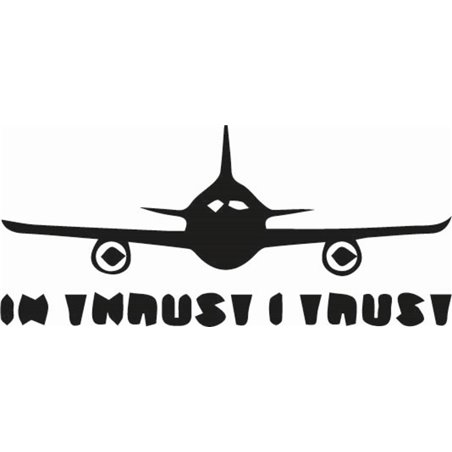 In Thrust I Trust Sticker