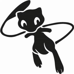 Pokemon Mew Sticker