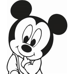 Baby Mickey Mouse Sticker 